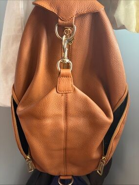Rebecca Minkoff "Julian" Carmelo Large Leather Backpack